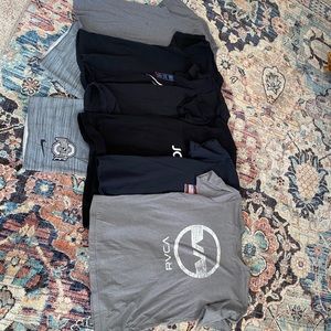 Lot of men’s large t shirt RVCA Jones riot society